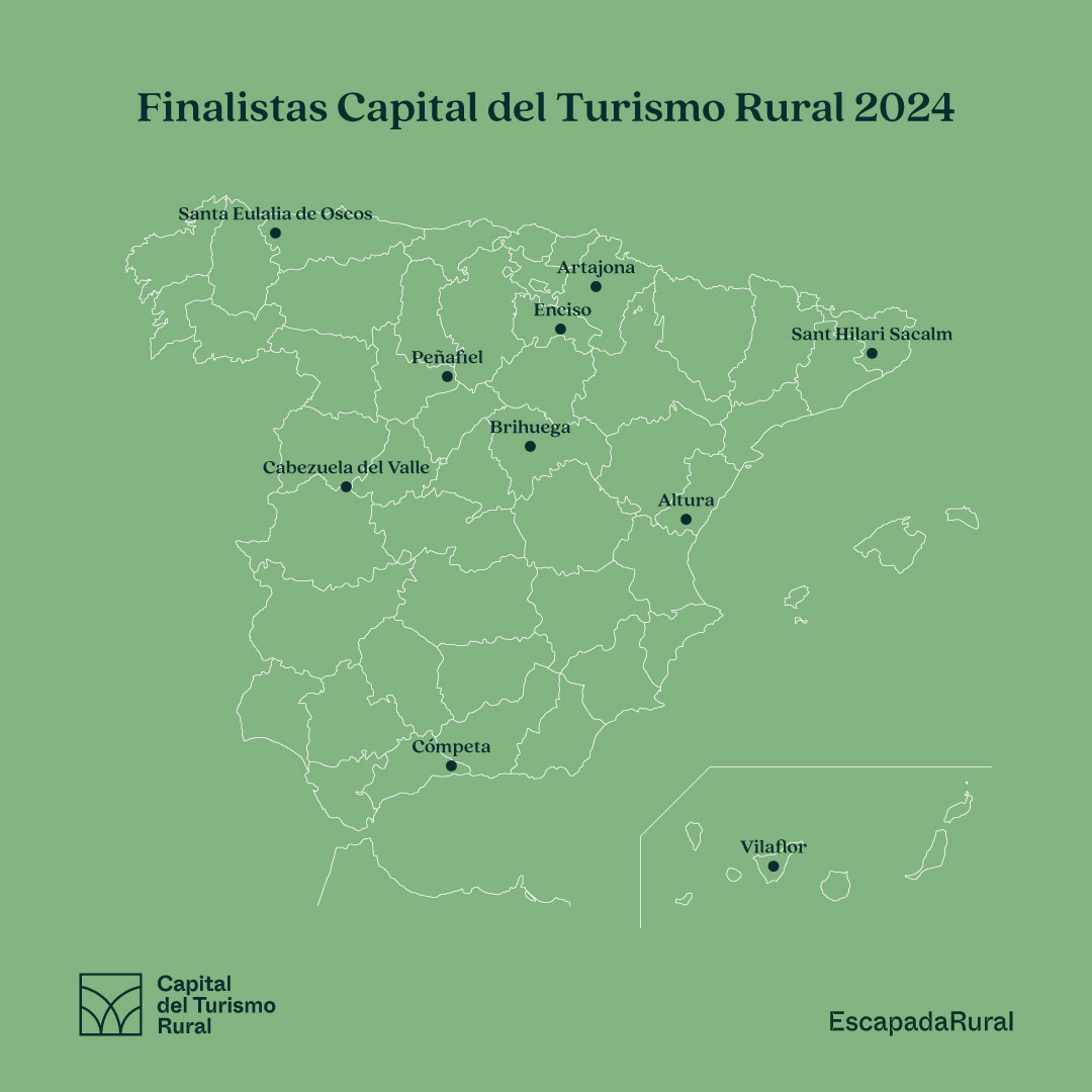Finalistas Capital del Turismo Rural 2024